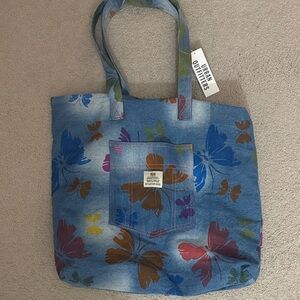 Urban Outfitters Blue Floral Tote